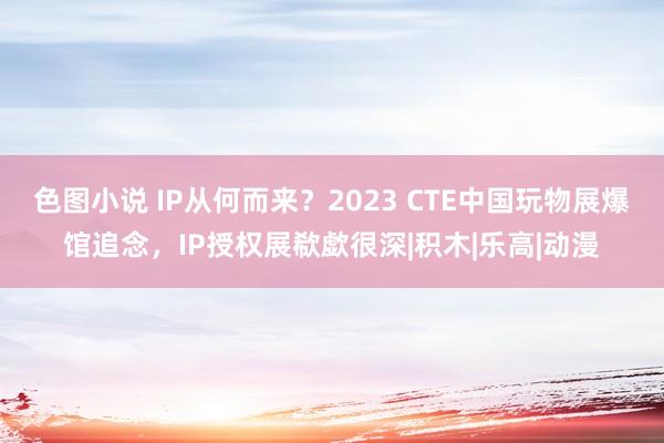 色图小说 IP从何而来？2023 CTE中国玩物展爆馆追念，IP授权展欷歔很深|积木|乐高|动漫